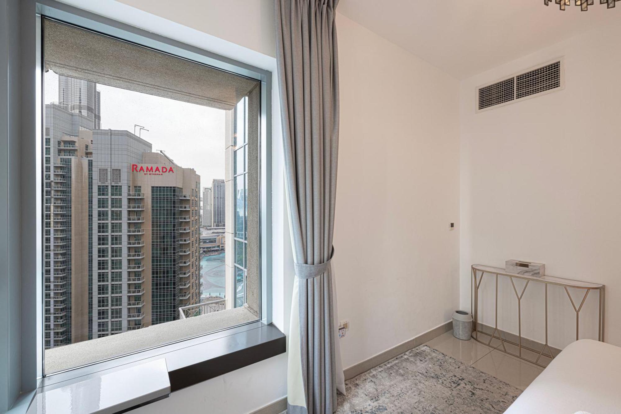 Apartament First Class 3Br Burj Khalifa & Fountain View Dubaj Zewnętrze zdjęcie