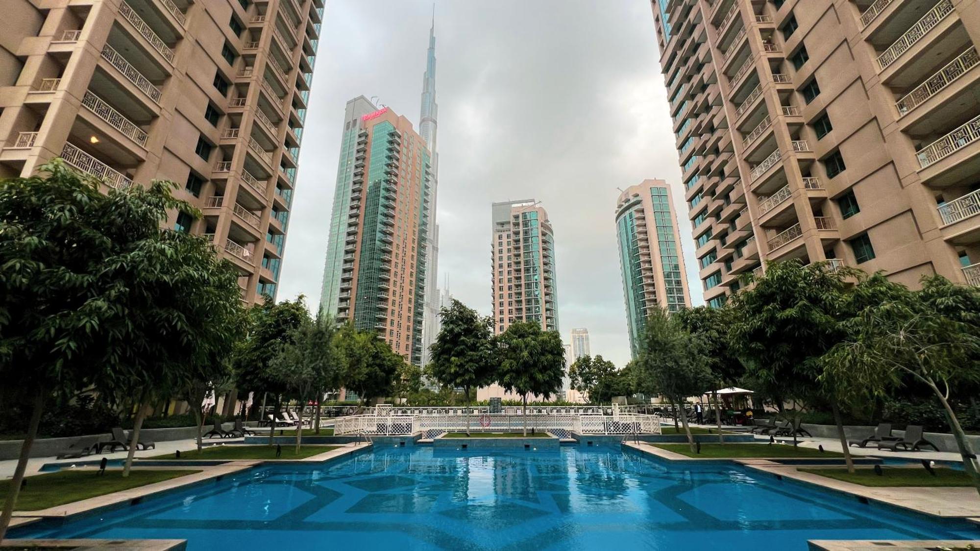 Apartament First Class 3Br Burj Khalifa & Fountain View Dubaj Zewnętrze zdjęcie