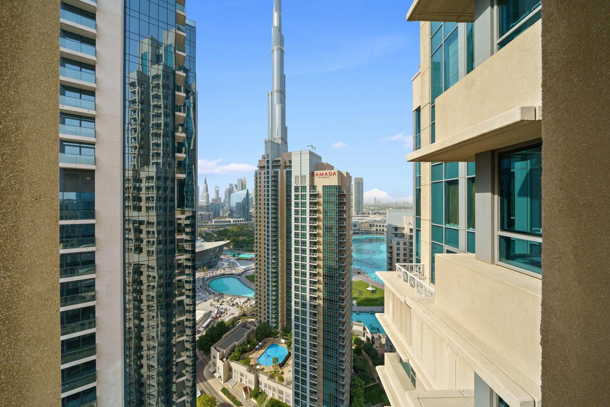 Apartament First Class 3Br Burj Khalifa & Fountain View Dubaj Zewnętrze zdjęcie